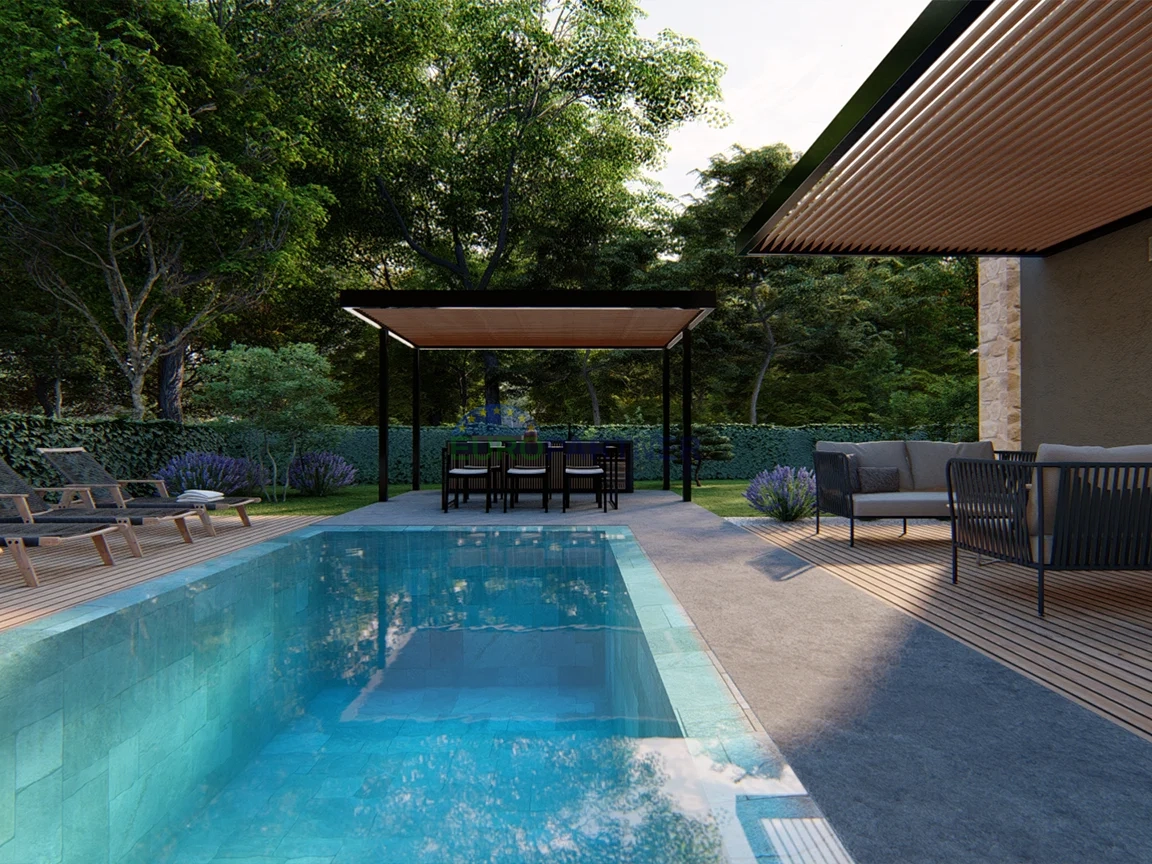 Ista, Poreč, moderna villetta al piano terra con piscina in zona tranquilla – possibilità di acquisto villa finita o solo terreno