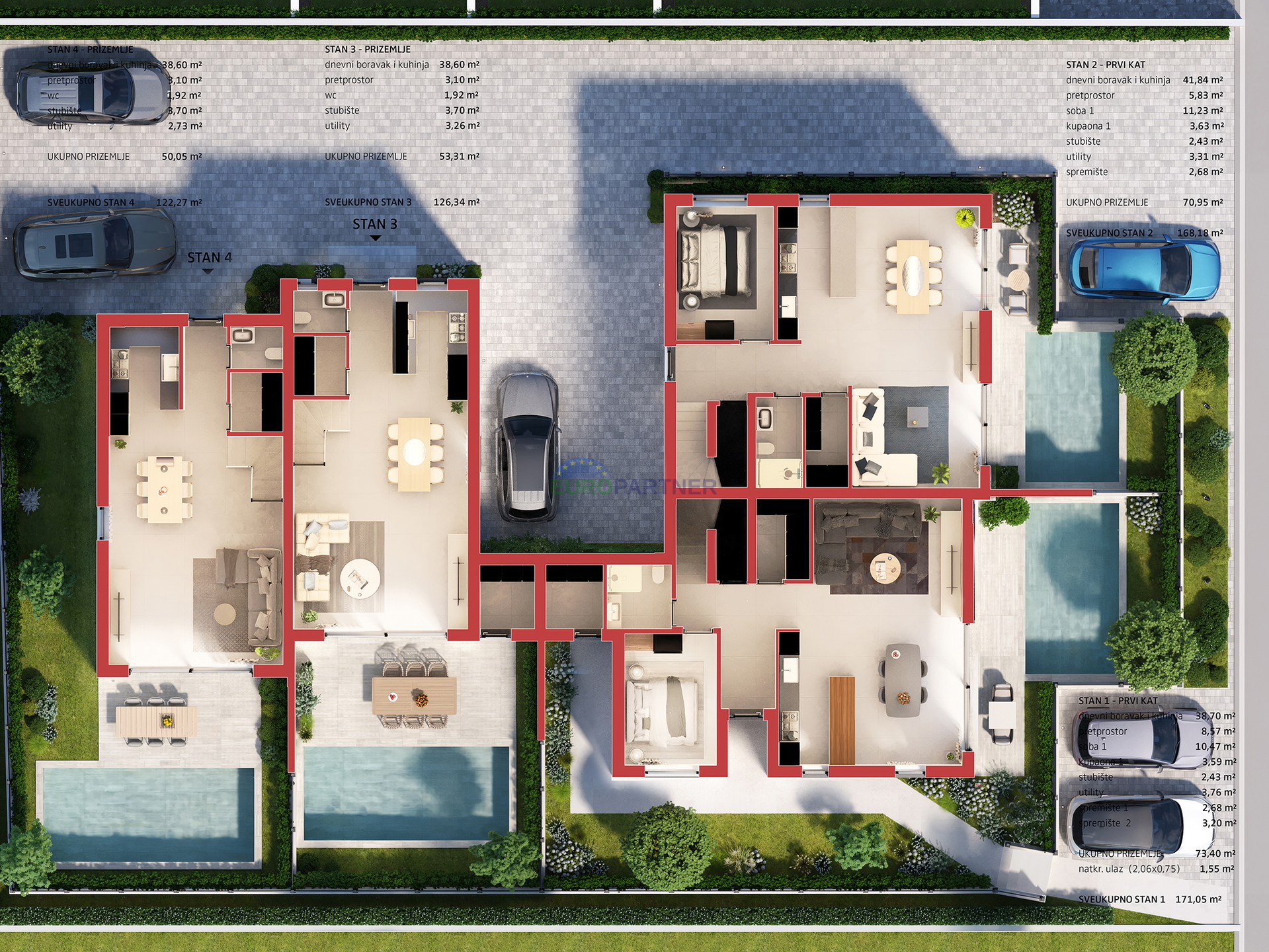 Poreč, Istria, house with three bedrooms