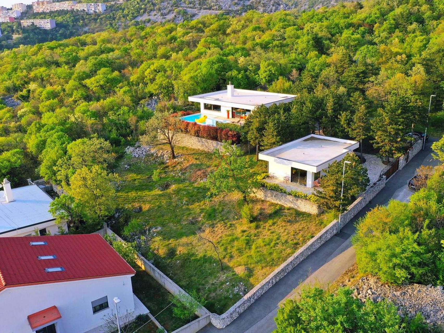 Kostrena, stylish villa with seaview