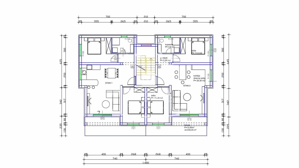 Appartamento, 65 m2, Vendita, Jasenice - Rovanjska