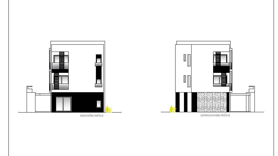 Plovanija - NOVOGRADNJA pogled na more! 225000€