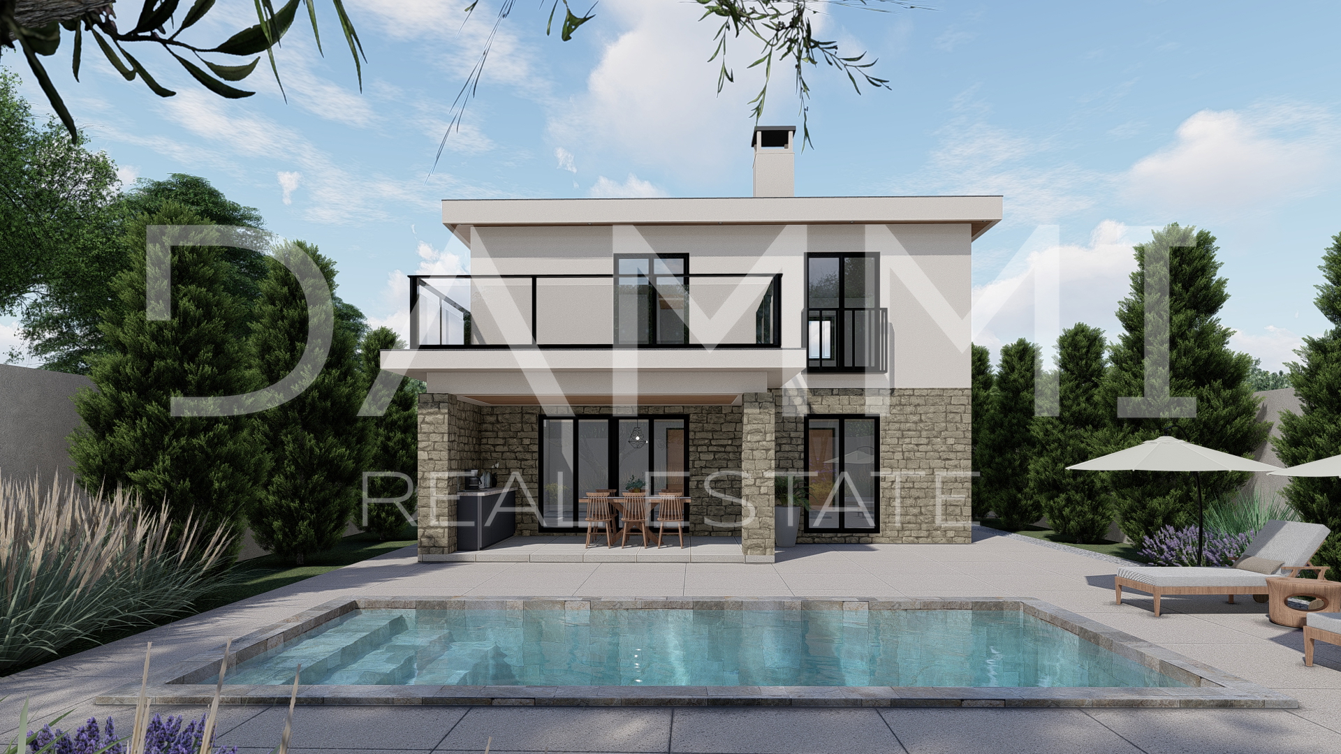 ISTRA&comma; &Zcaron;MINJ - Modern house with a pool in an excellent location