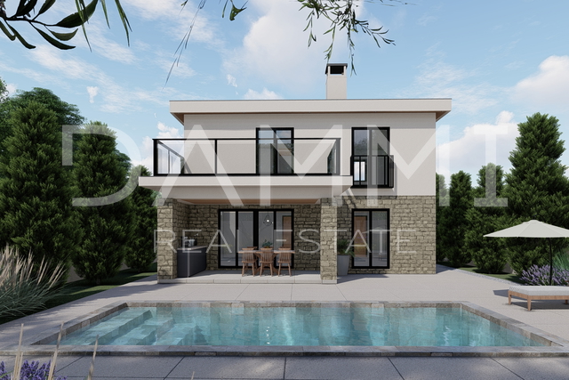 ISTRA, ŽMINJ - Modern house with a pool in an excellent location