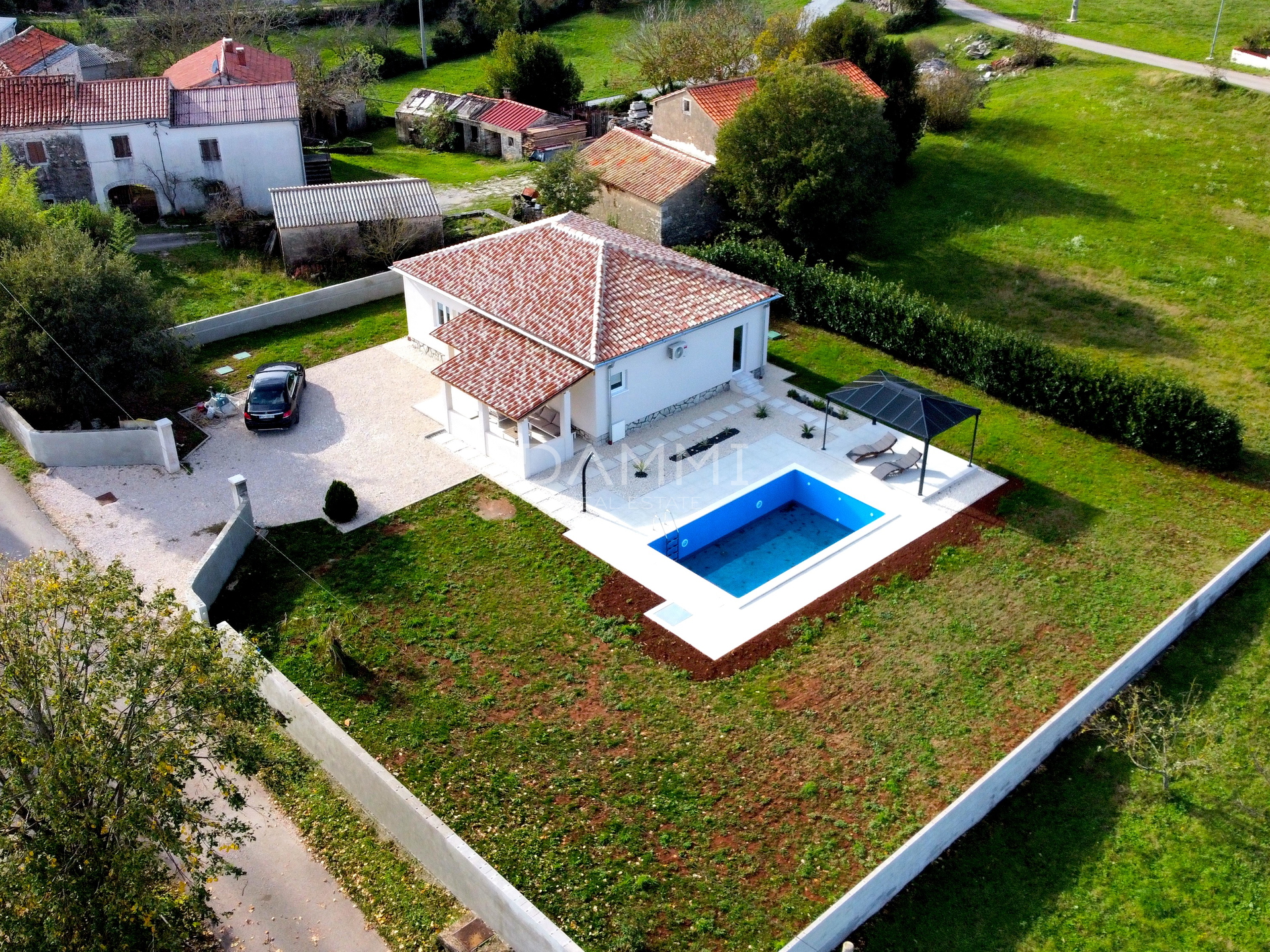 ISTRIEN, SV. PETAR U ŠUMI - Wunderschönes einstöckiges Haus mit Swimmingpool und großem Garten