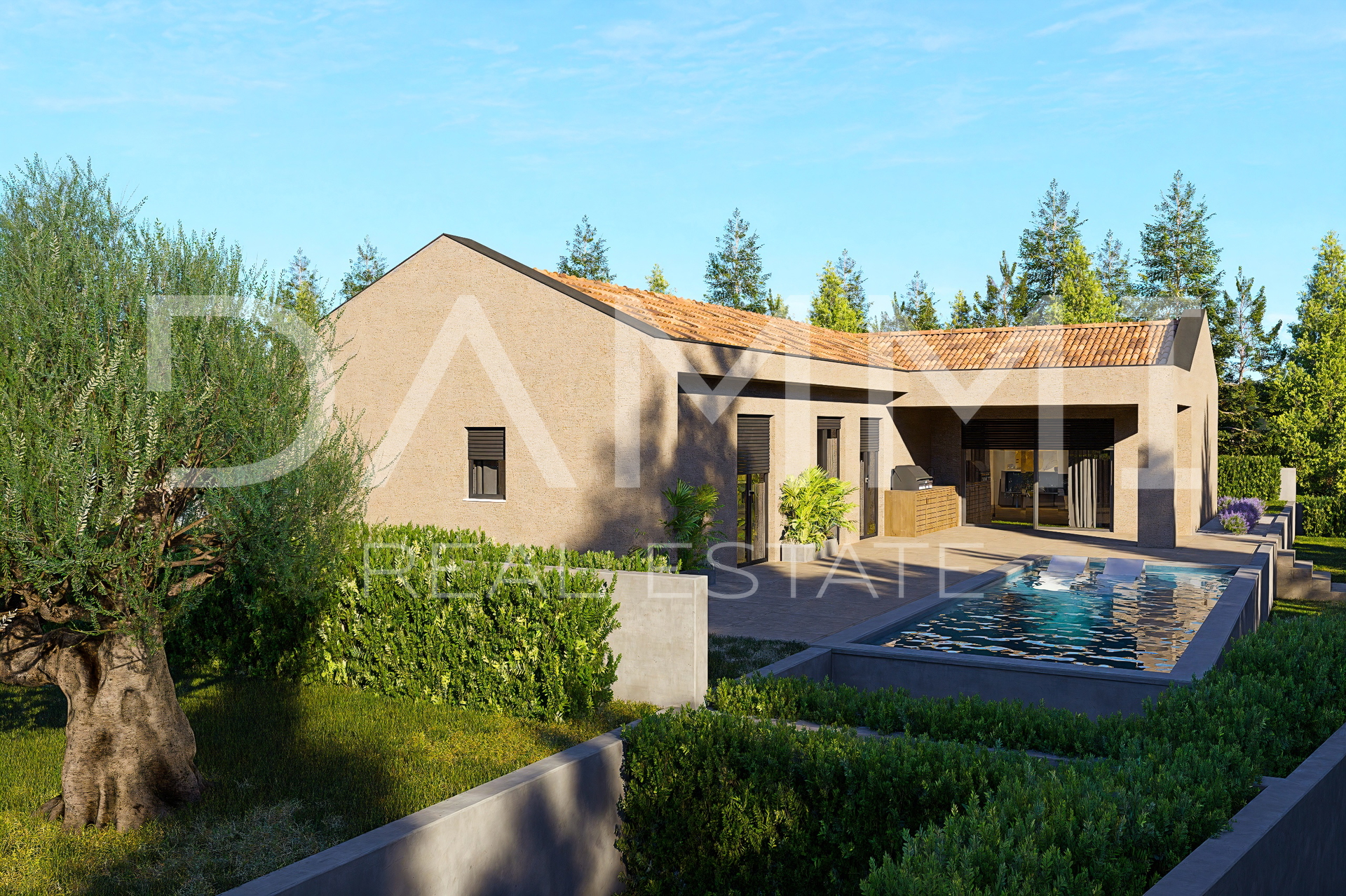 ISTRA, SVETVINČENAT - Incantevole casa con piscina in resort chiuso