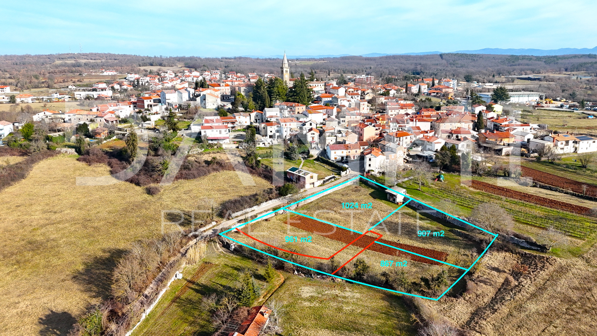 ISTRIEN, ŽMINJ - Bauland im Zentrum