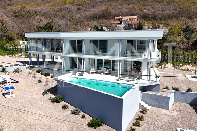 ISTRIEN, LABIN - Villa mit wunderschönem Blick auf das Meer