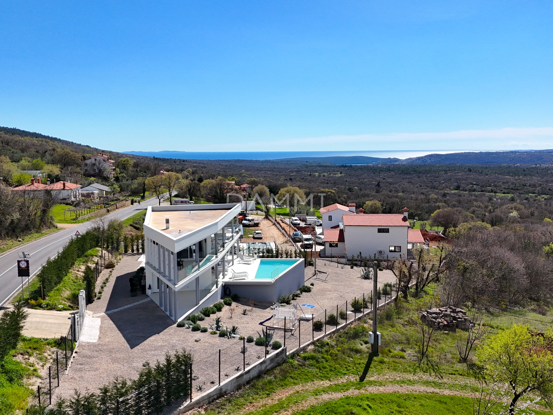 ISTRIEN, LABIN - Villa mit wunderschönem Blick auf das Meer