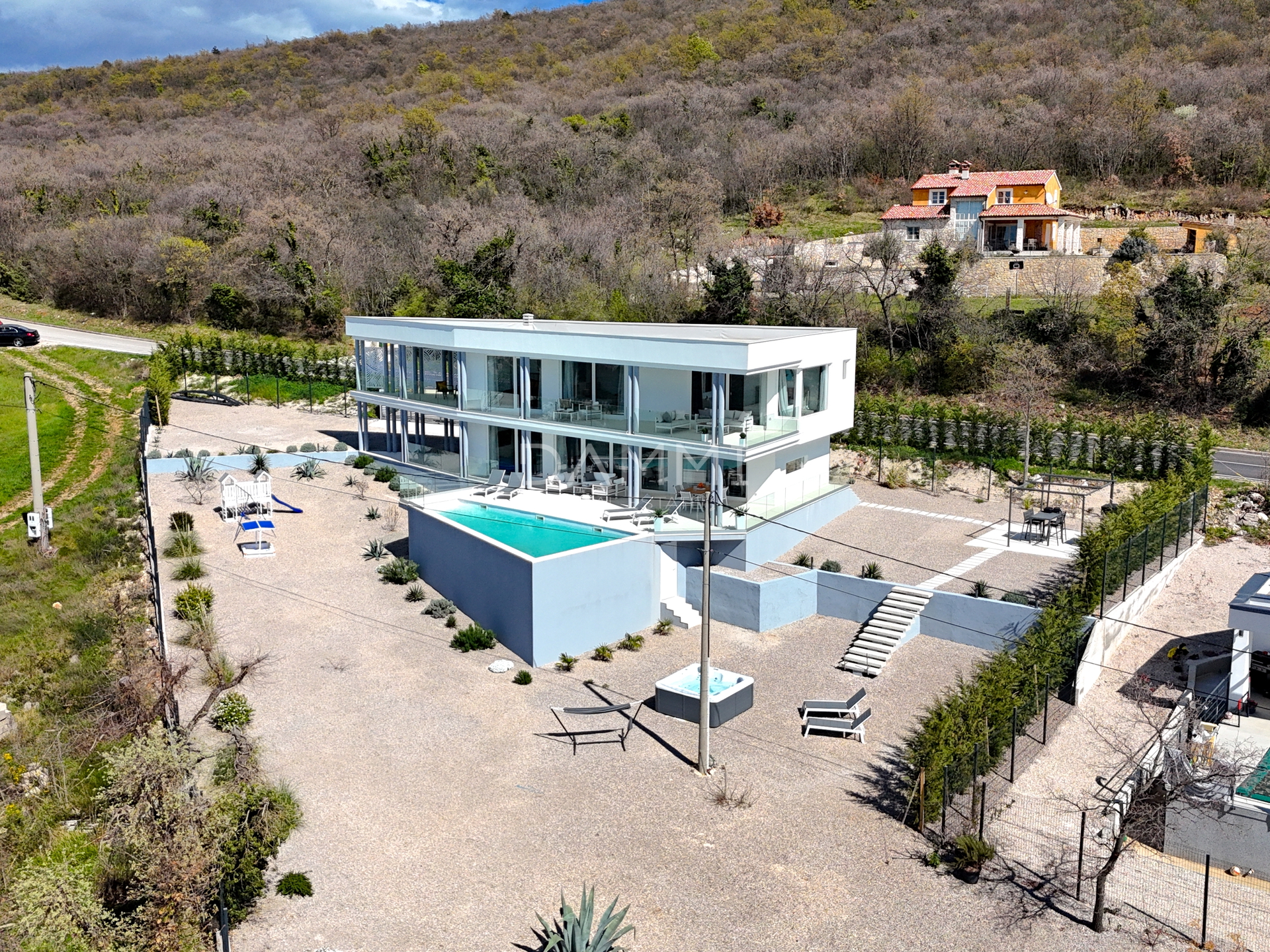 ISTRIEN, LABIN - Villa mit wunderschönem Blick auf das Meer