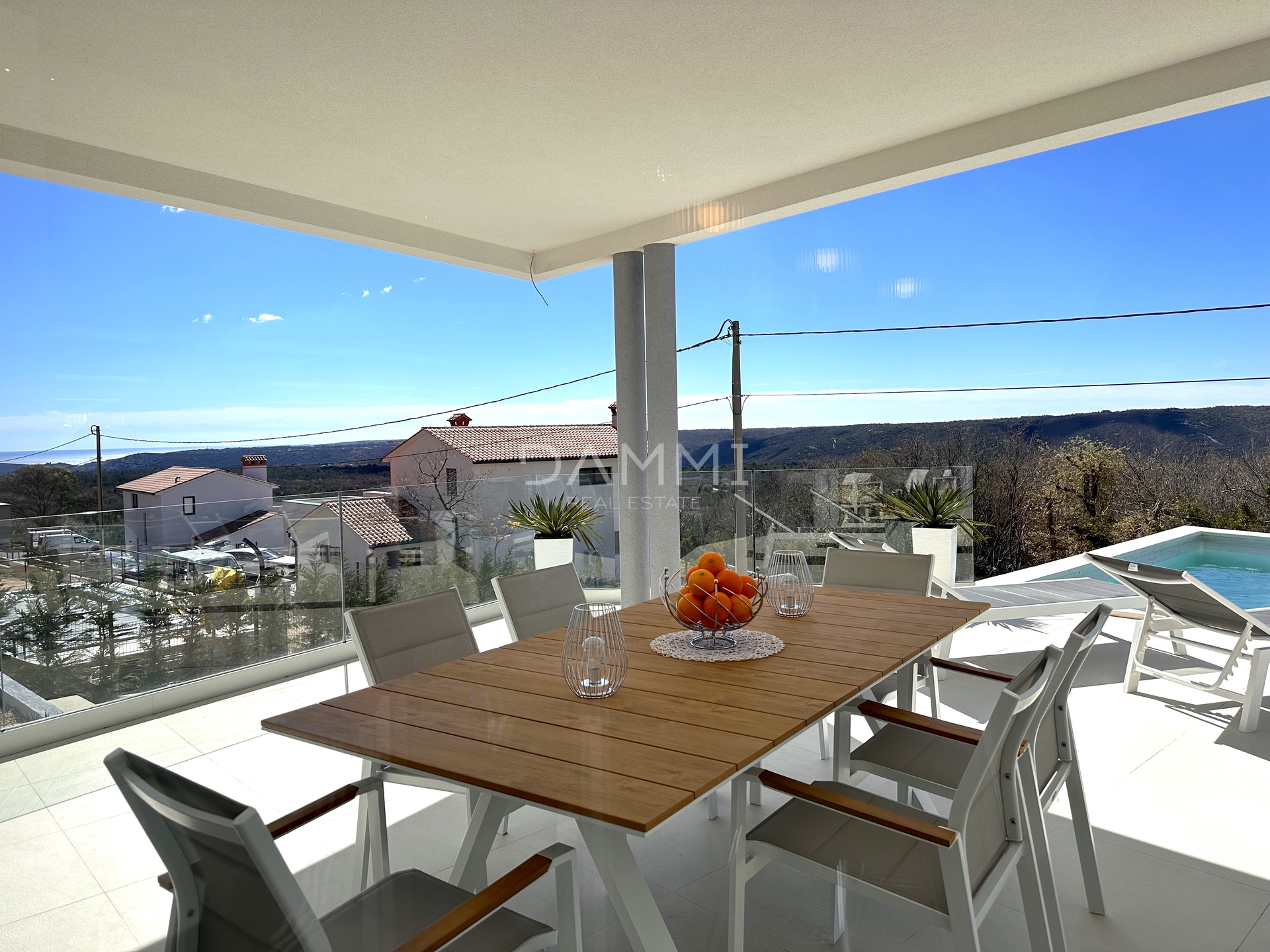 ISTRIEN, LABIN - Villa mit wunderschönem Blick auf das Meer