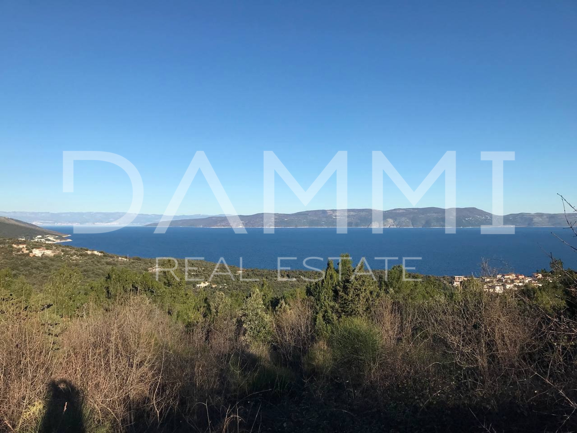 ISTRIA, LABIN - Building plot with a panoramic sea view