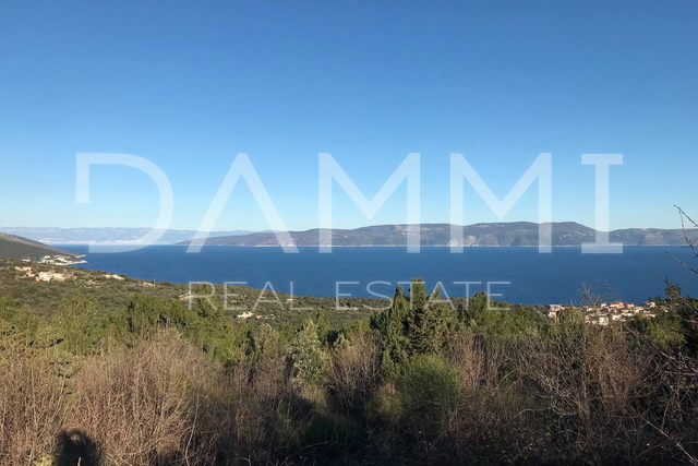 ISTRIEN, LABIN - Baugrundstück mit Panoramablick auf das Meer