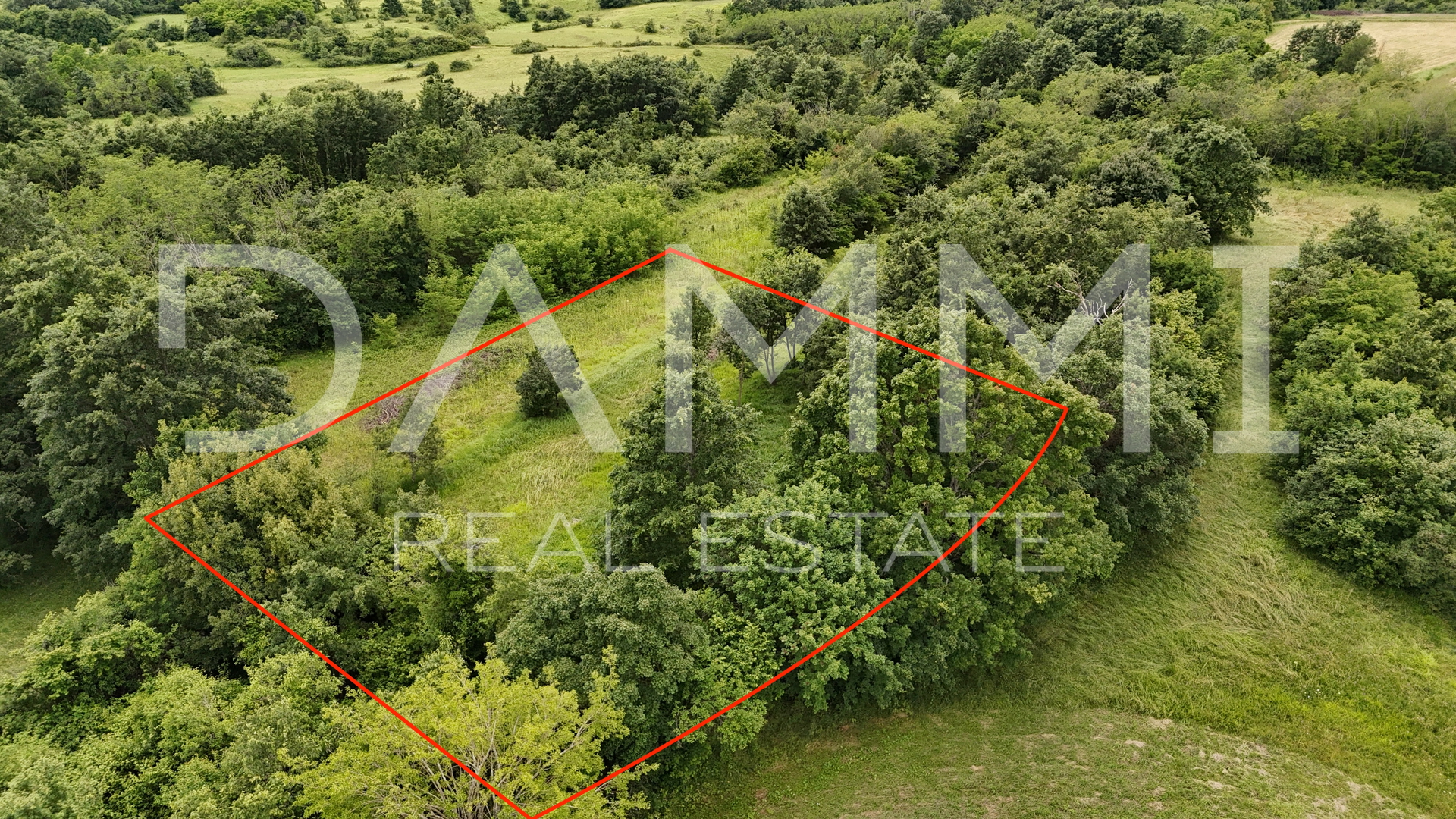 ISTRIA, PAZIN - Building land on a secluded spot surrounded by nature