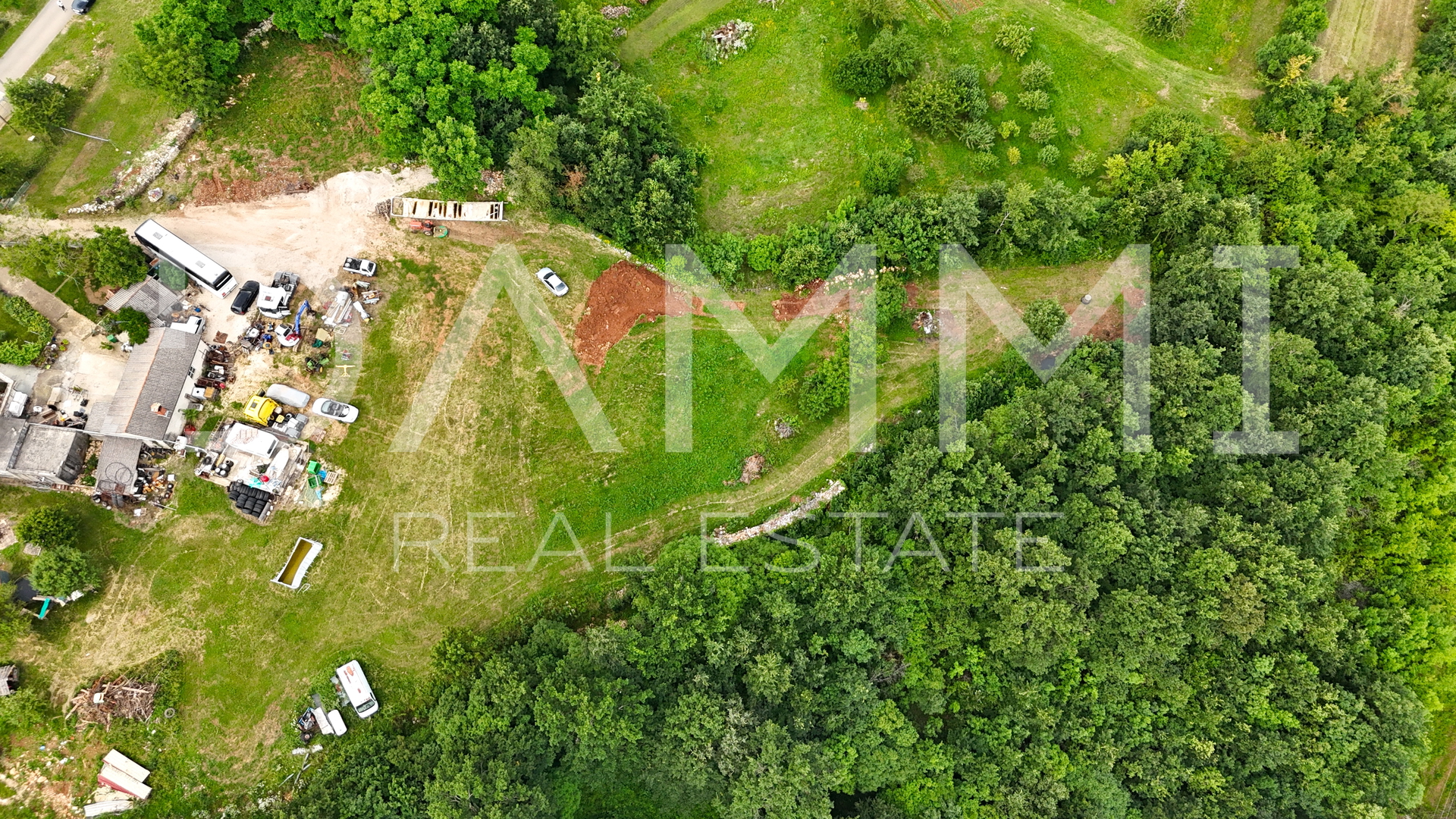 ISTRA, ŽMINJ - Kombinacija građevinsko-poljoprivrednog zemljišta 4381m2