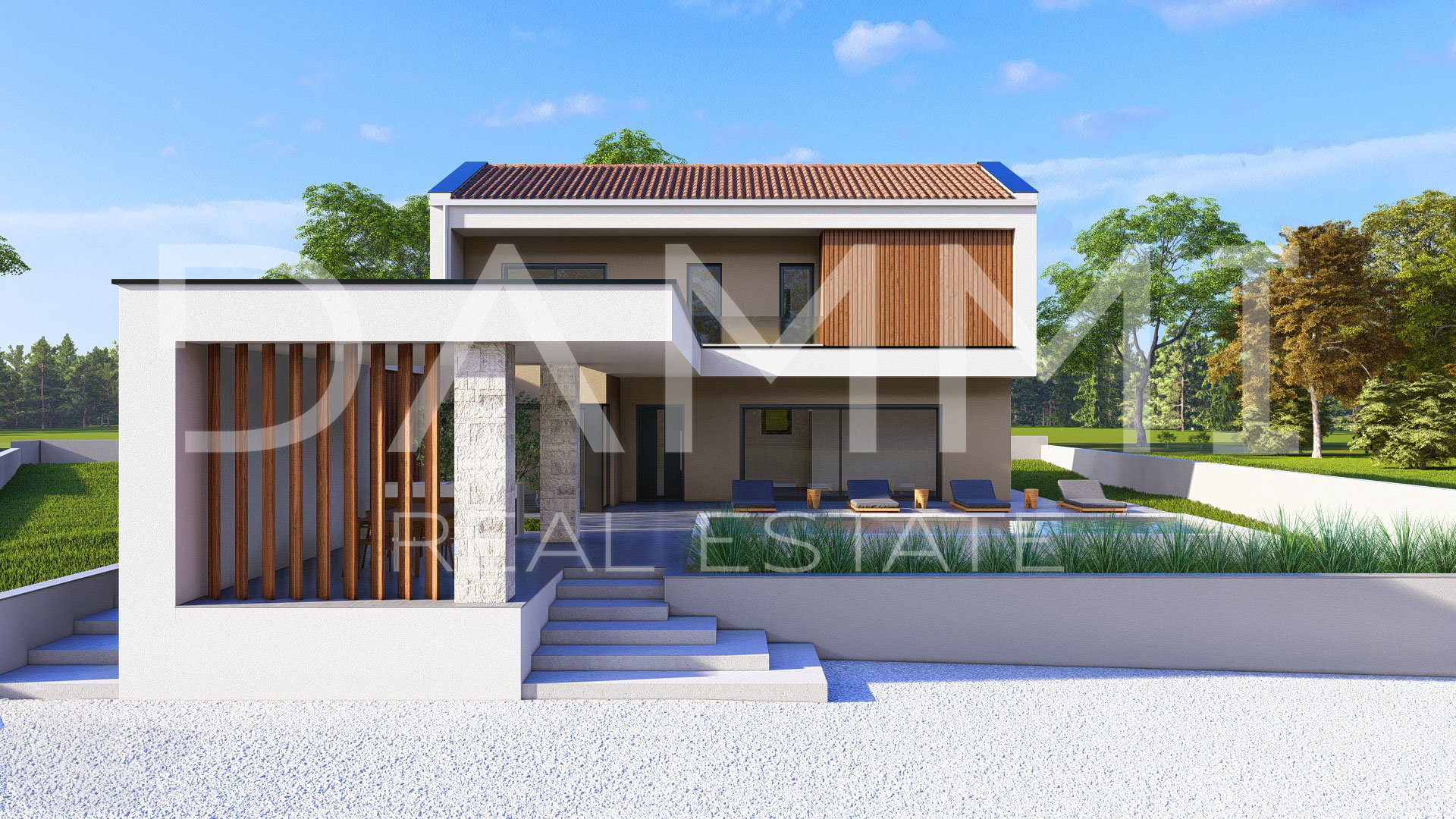 ISTRA, ŽMINJ - Modern house with a swimming pool in the heart of Istria