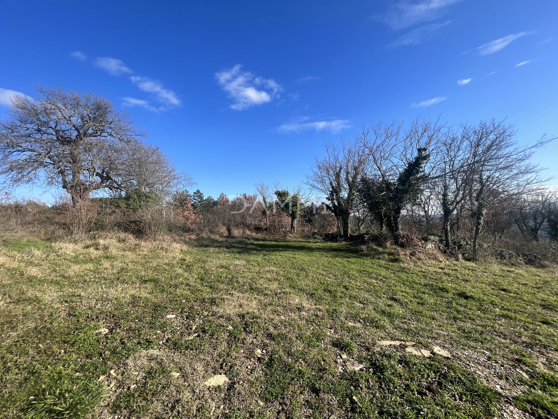 ISTRA, GROŽNJAN - Građevinsko zemljište panoramski pogled more