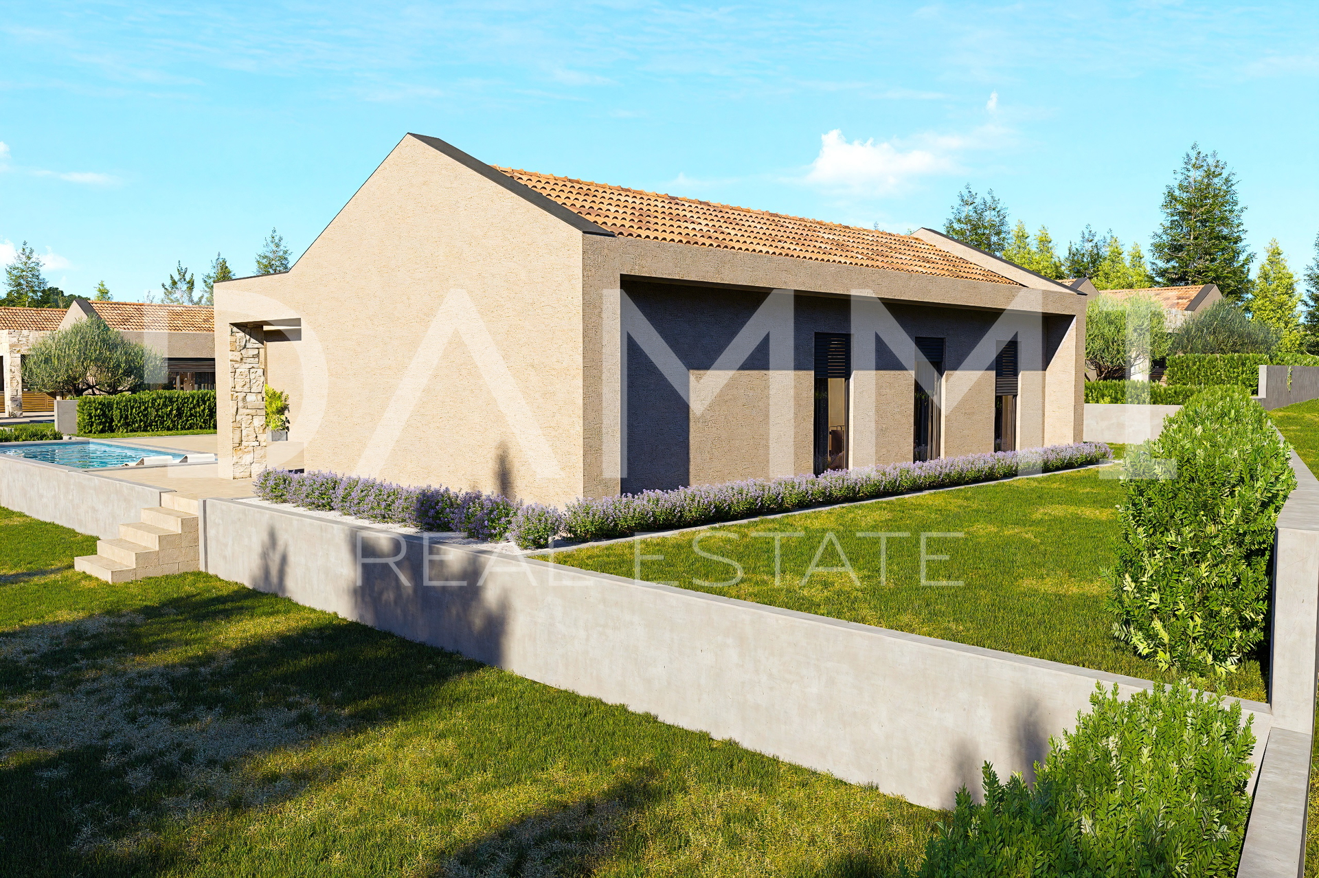 ISTRA, SVETVINČENAT - Incantevole casa con piscina in resort chiuso
