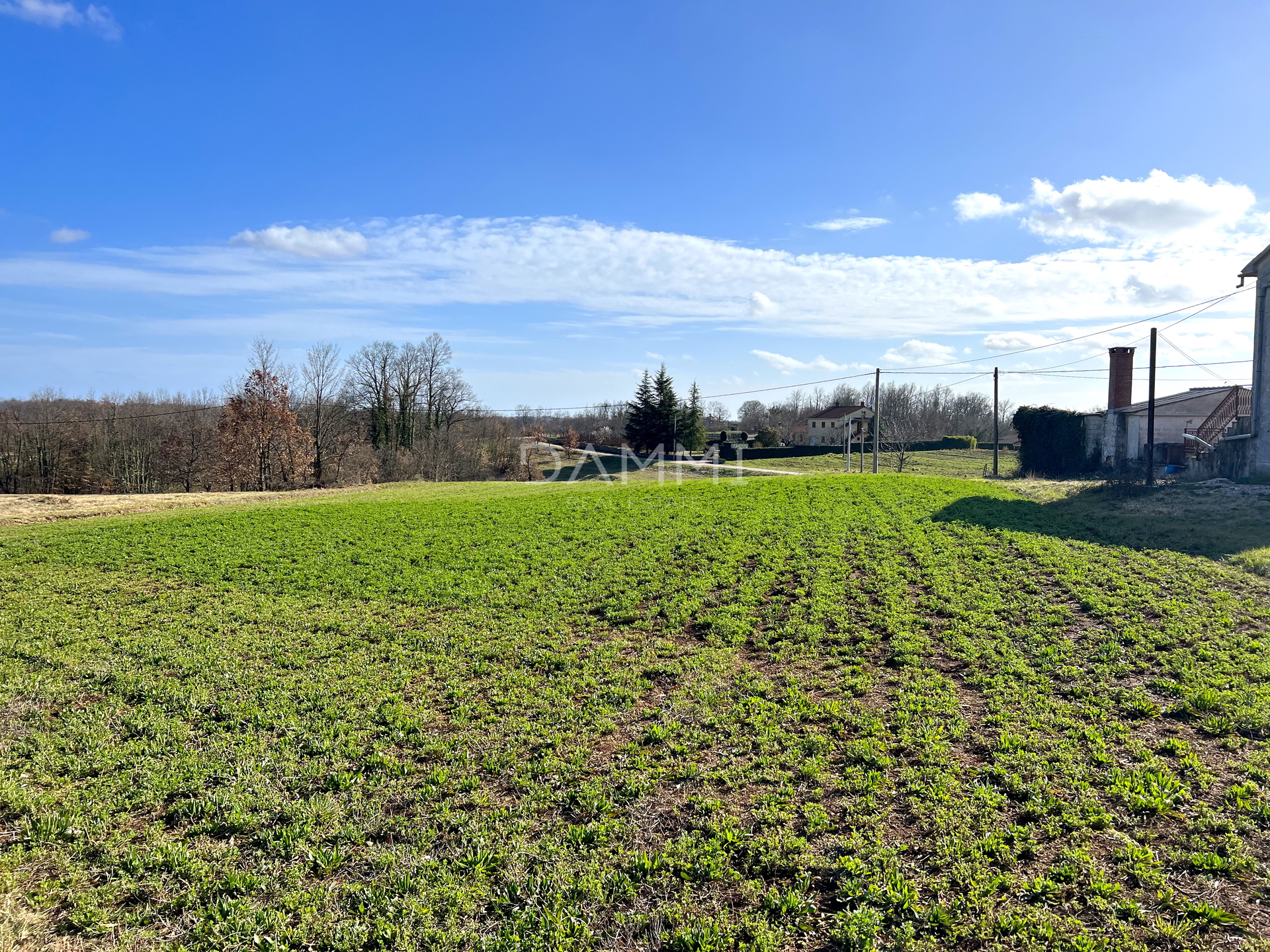 ISTRIEN, ŽMINJ - Schönes Baugrundstück mit freiem Blick