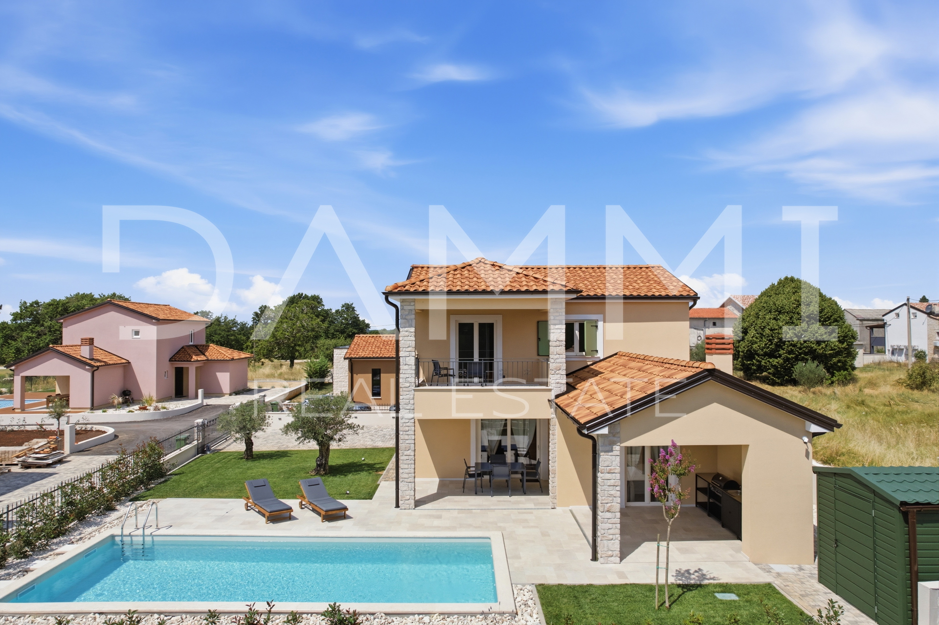 ISTRA&comma; &Zcaron;MINJ - Mediteranska ku&cacute;a s bazenom