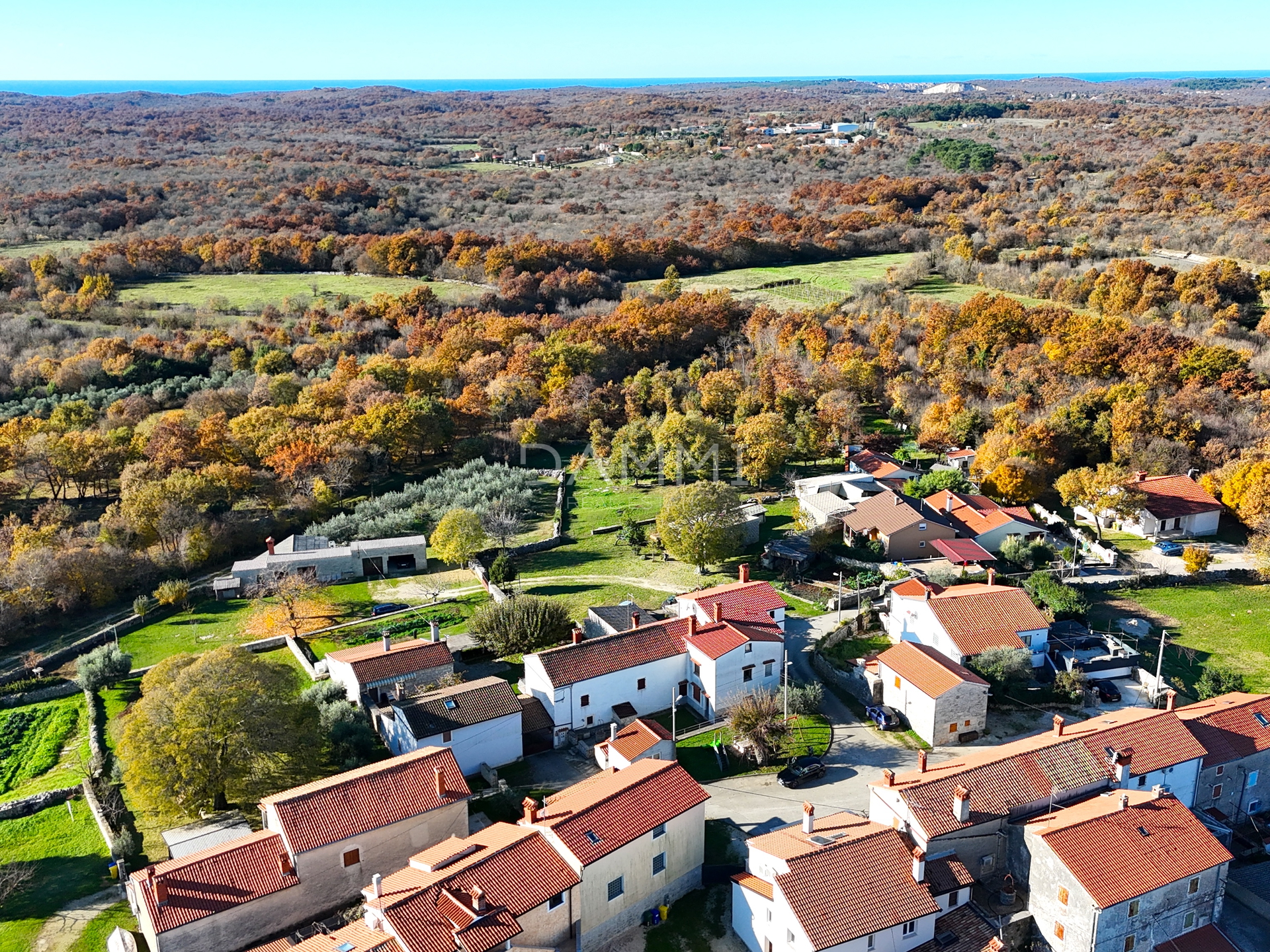 ISTRA, KANFANAR - Haus im Rohbau an ausgezeichneter Lage