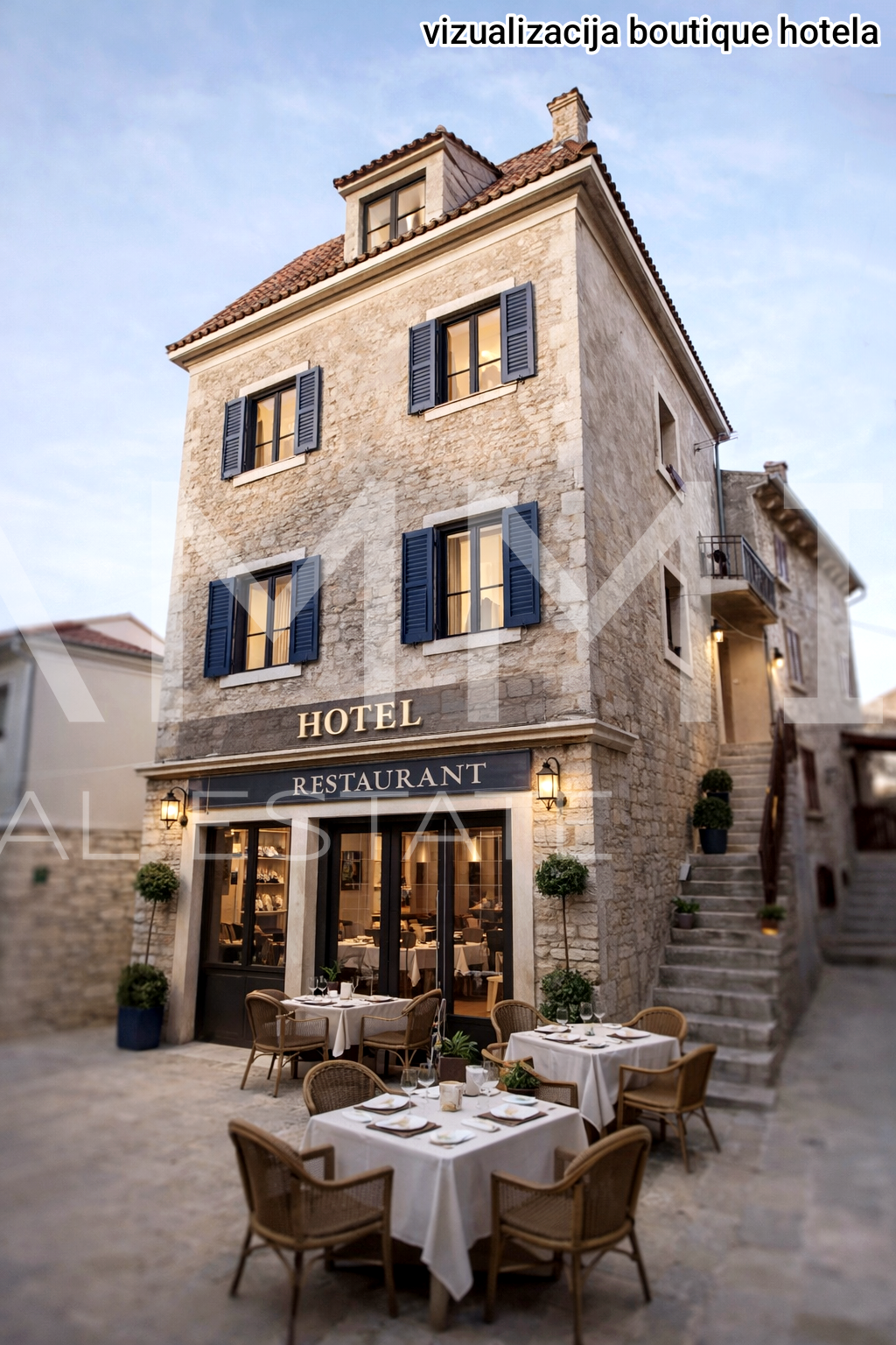 Bale&comma; Istra - ku&cacute;a s poslovnim prostorom&comma; savr&scaron;ena lokacija centar Bala