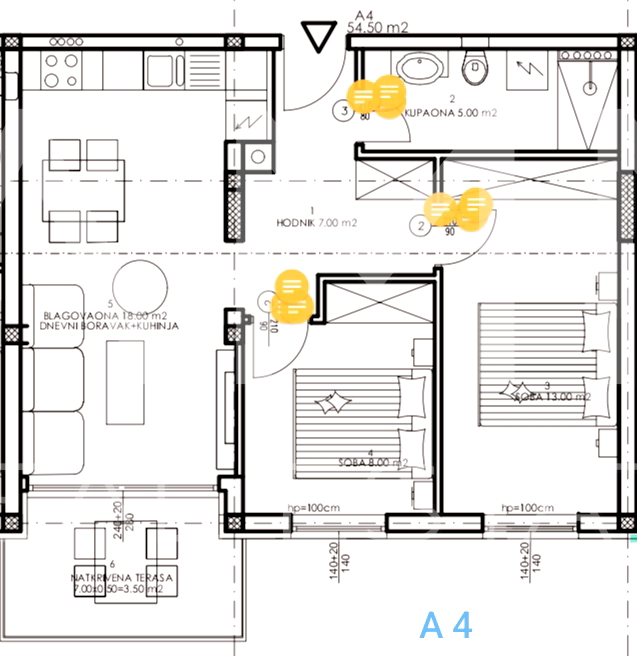 Pula - new construction&comma; two-bedroom apartment with garage