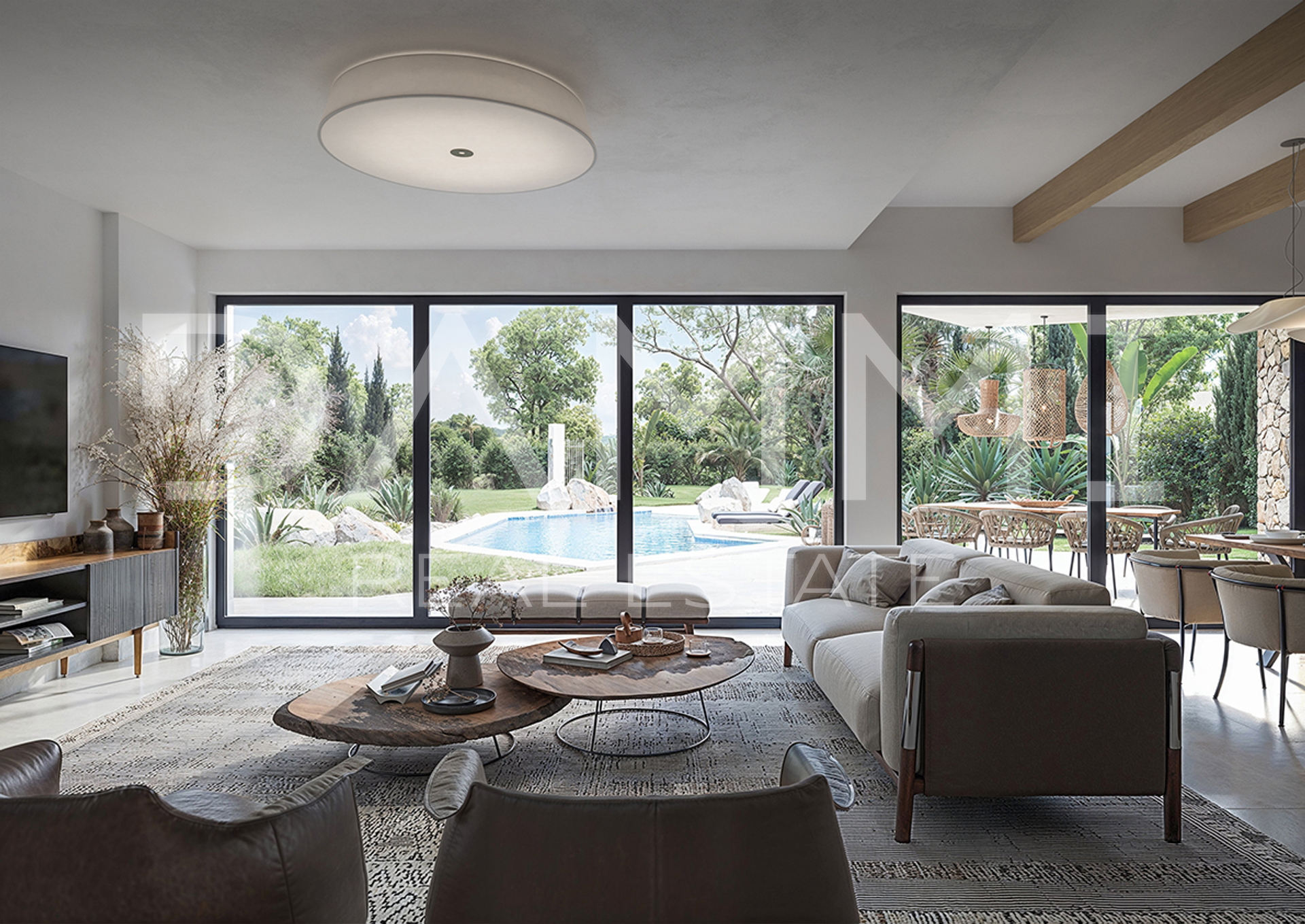 ISTRA, TINJAN - Moderne Villa mit einzigartigem Pool und Padelplatz