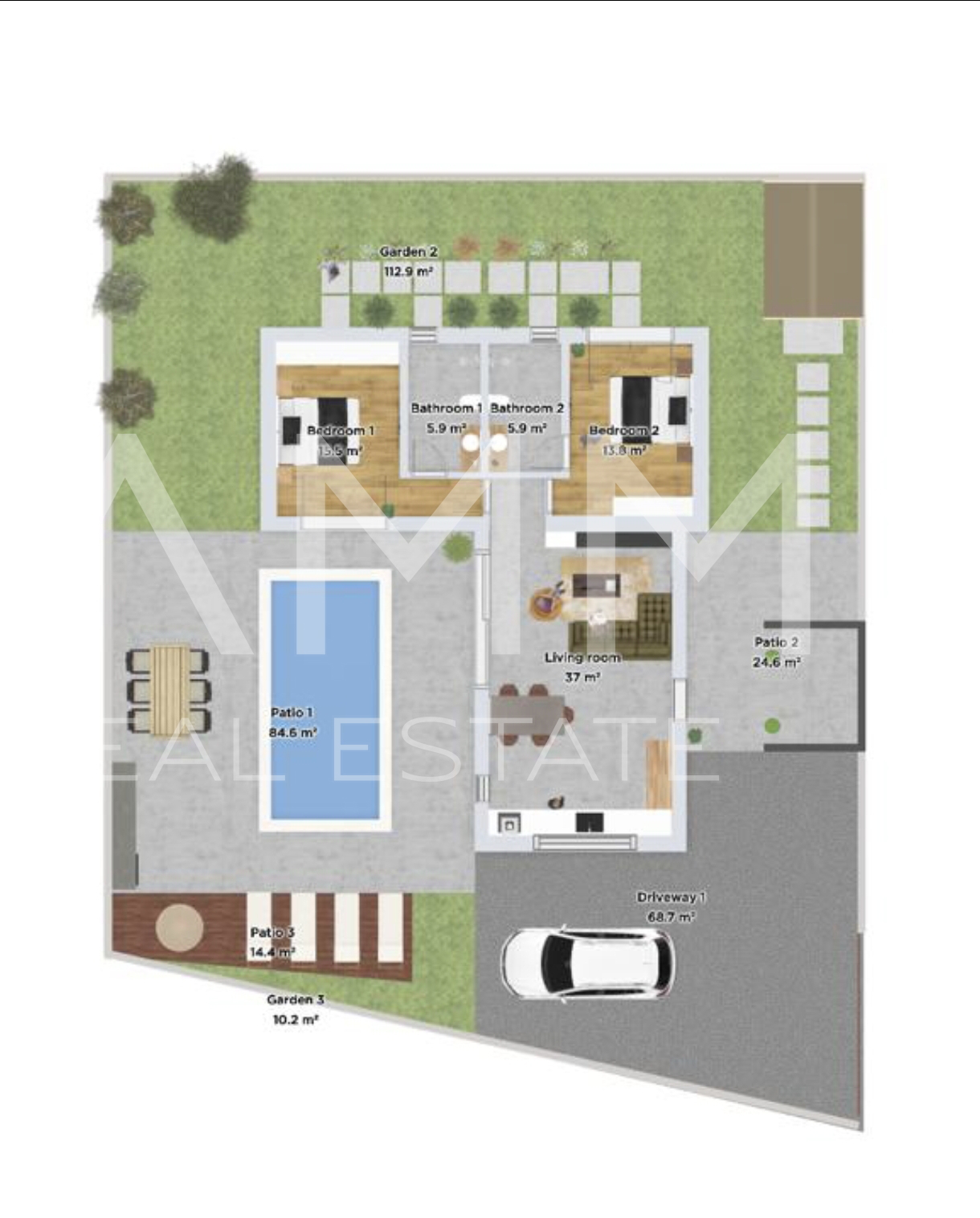 Istra&comma; Li&zcaron;njan - casa con piscina in fase di grezzo