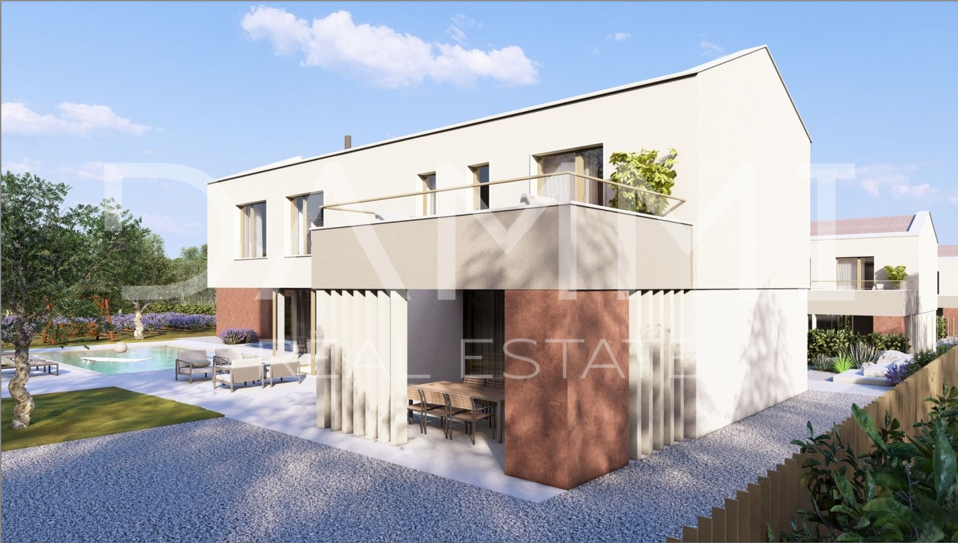 ISTRA, LABIN - Charming house with a swimming pool on a spacious yard