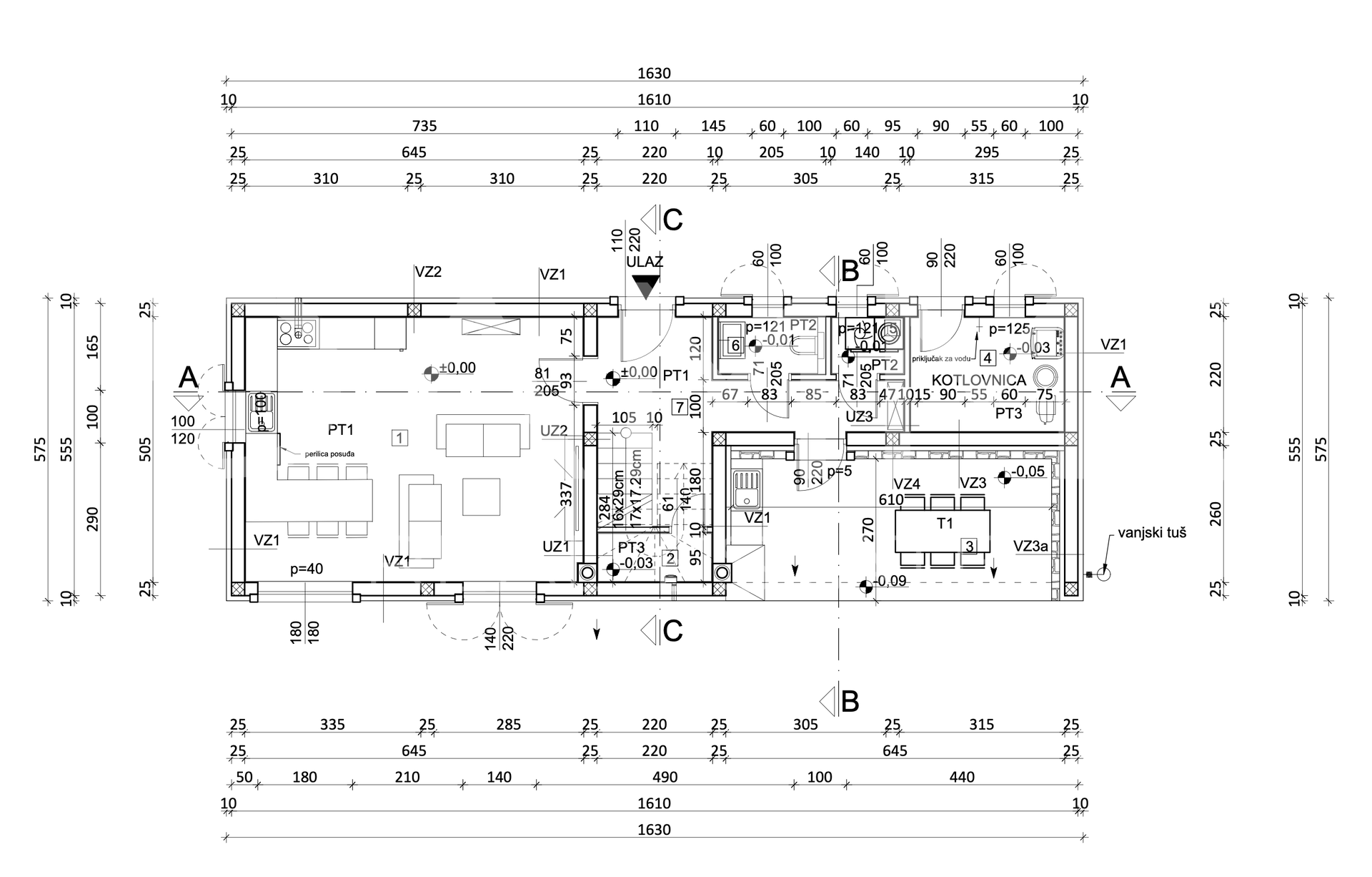 ISTRA, BUJE - Shell construction house with panoramic view, new build