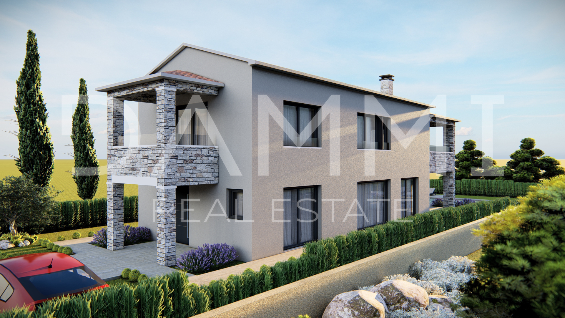 ISTRA, POREČ - Haus mit Pool in ausgezeichneter Lage NEUBAU