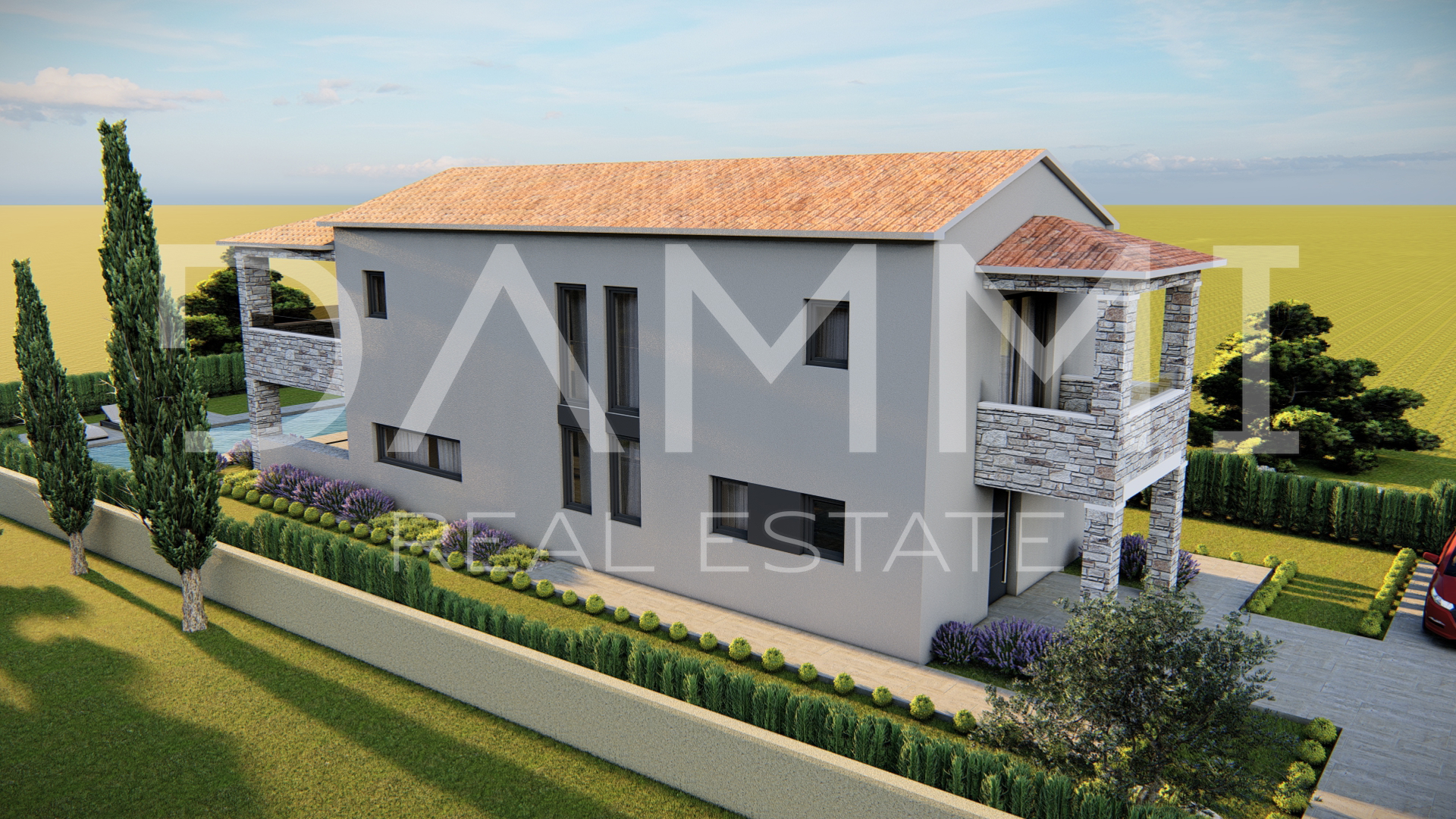 ISTRA, POREČ - Haus mit Pool in ausgezeichneter Lage NEUBAU