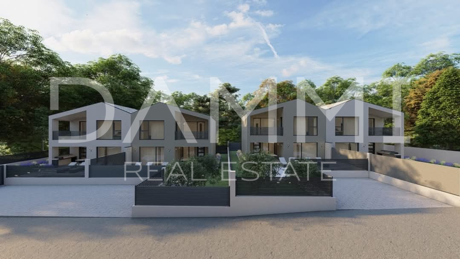 ISTRA, BUJE - Modern semi-detached house with a pool