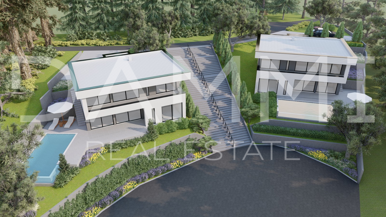 ISTRA, ŽMINJ - Moderne Villa mit Pool und Wellnessbereich im Bau