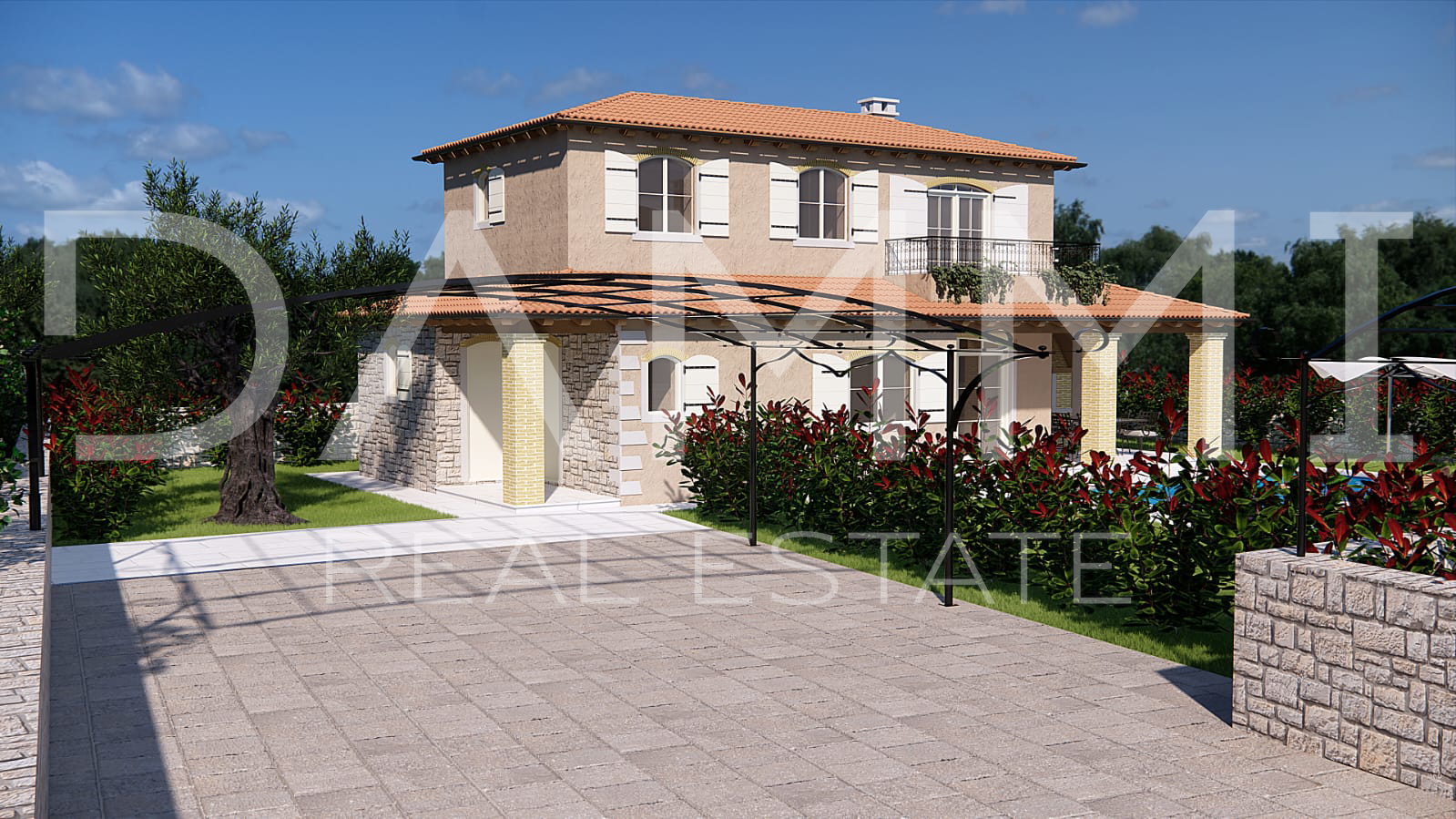 ISTRA&comma; &Zcaron;MINJ - Mediteranska ku&cacute;a s bazenom