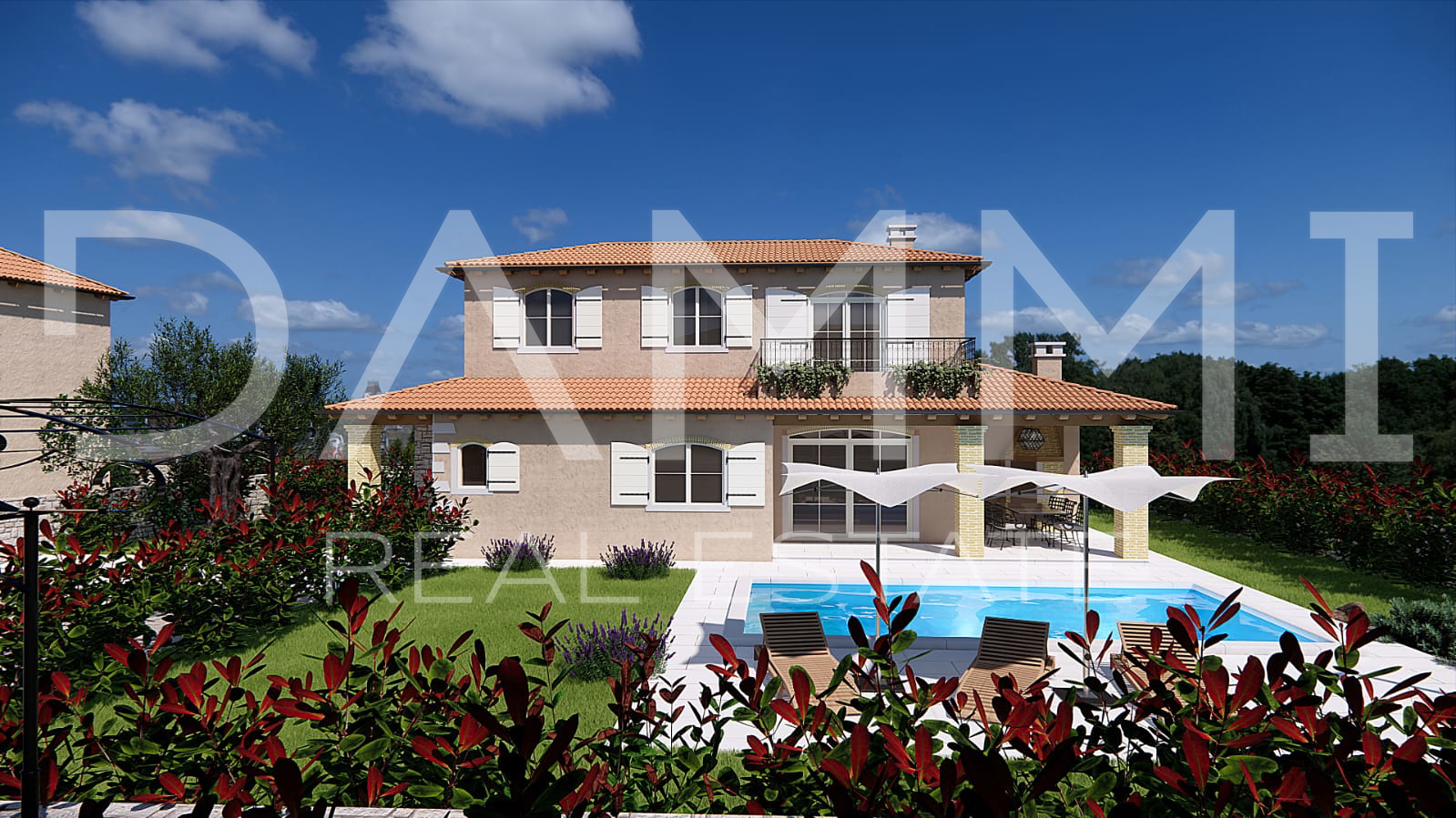 ISTRA&comma; &Zcaron;MINJ - Mediteranska ku&cacute;a s bazenom