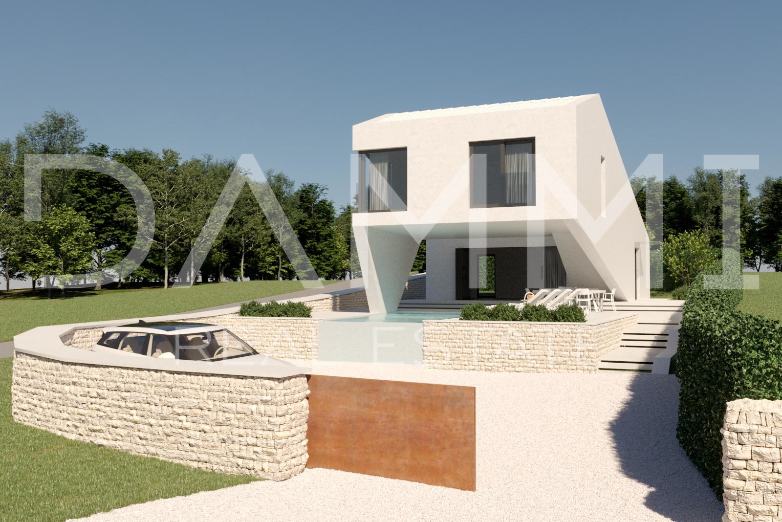 Central Istria - Designer house with a pool