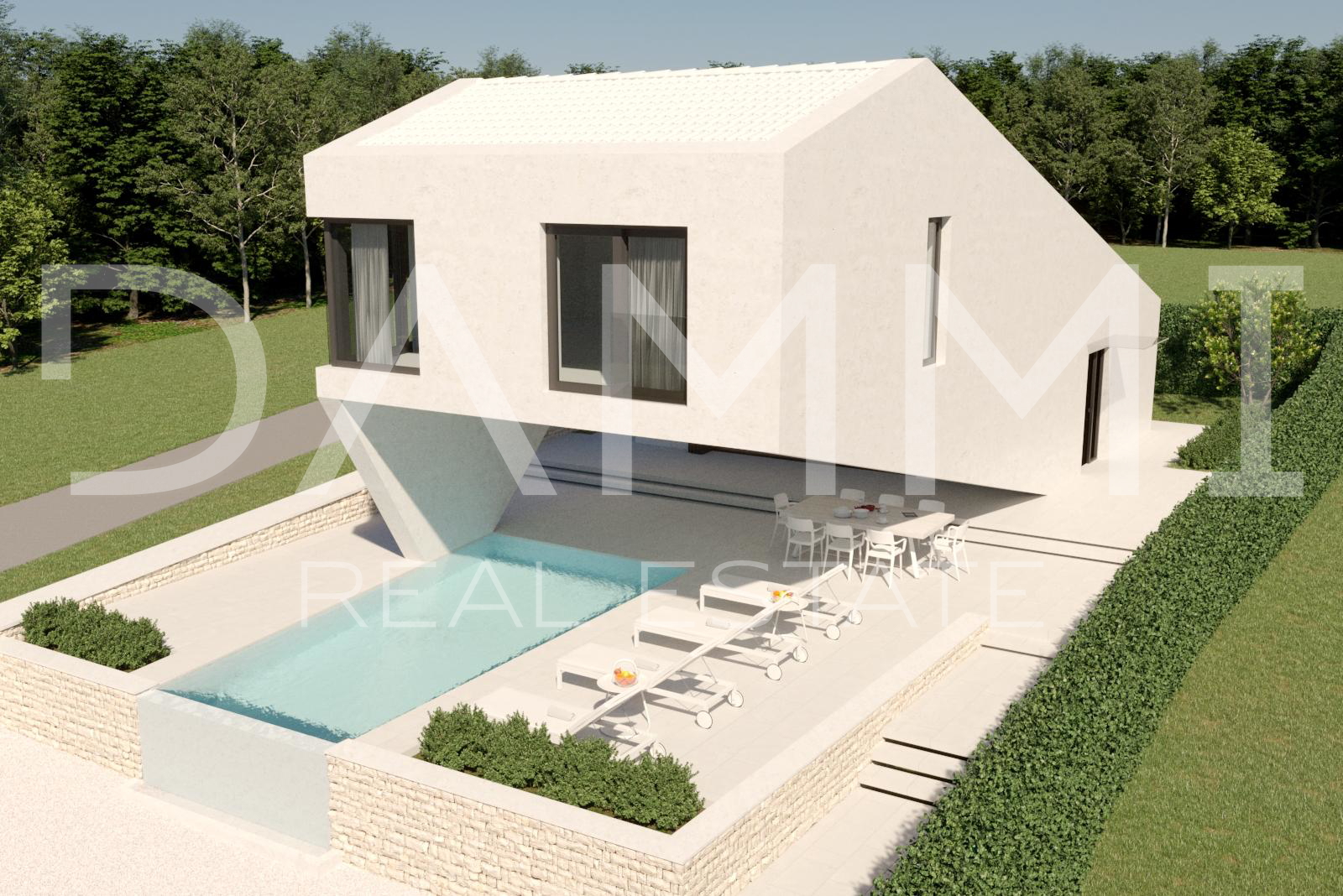 Central Istria - Designer house with a pool