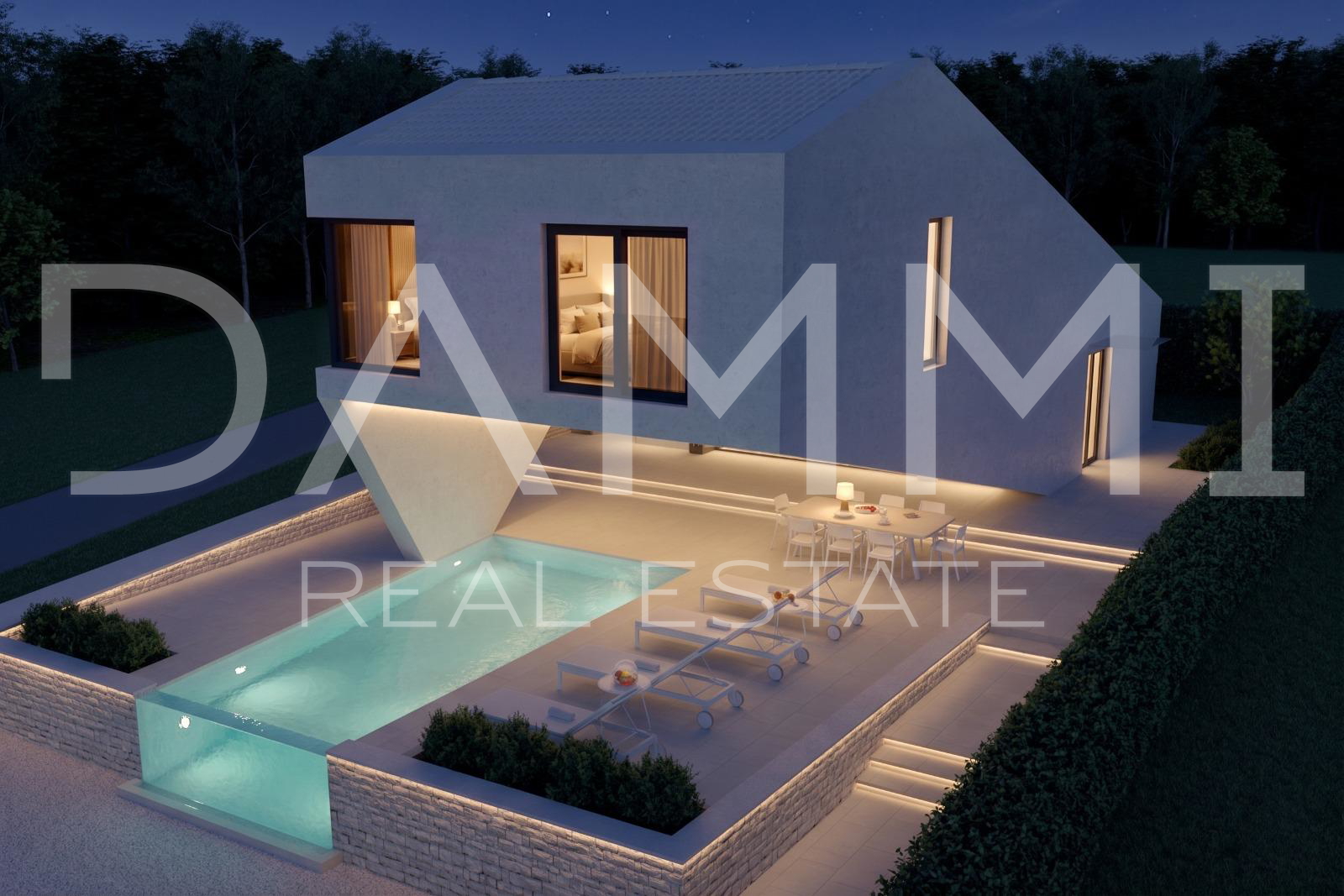 Central Istria - Designer house with a pool
