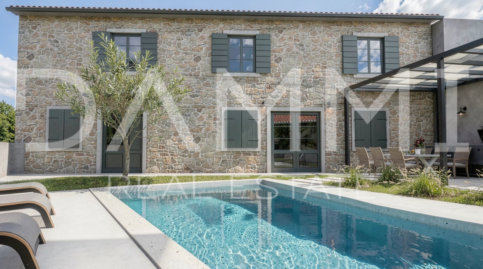 Central Istria &ndash; Two Legal Stone Houses with Renovation Project