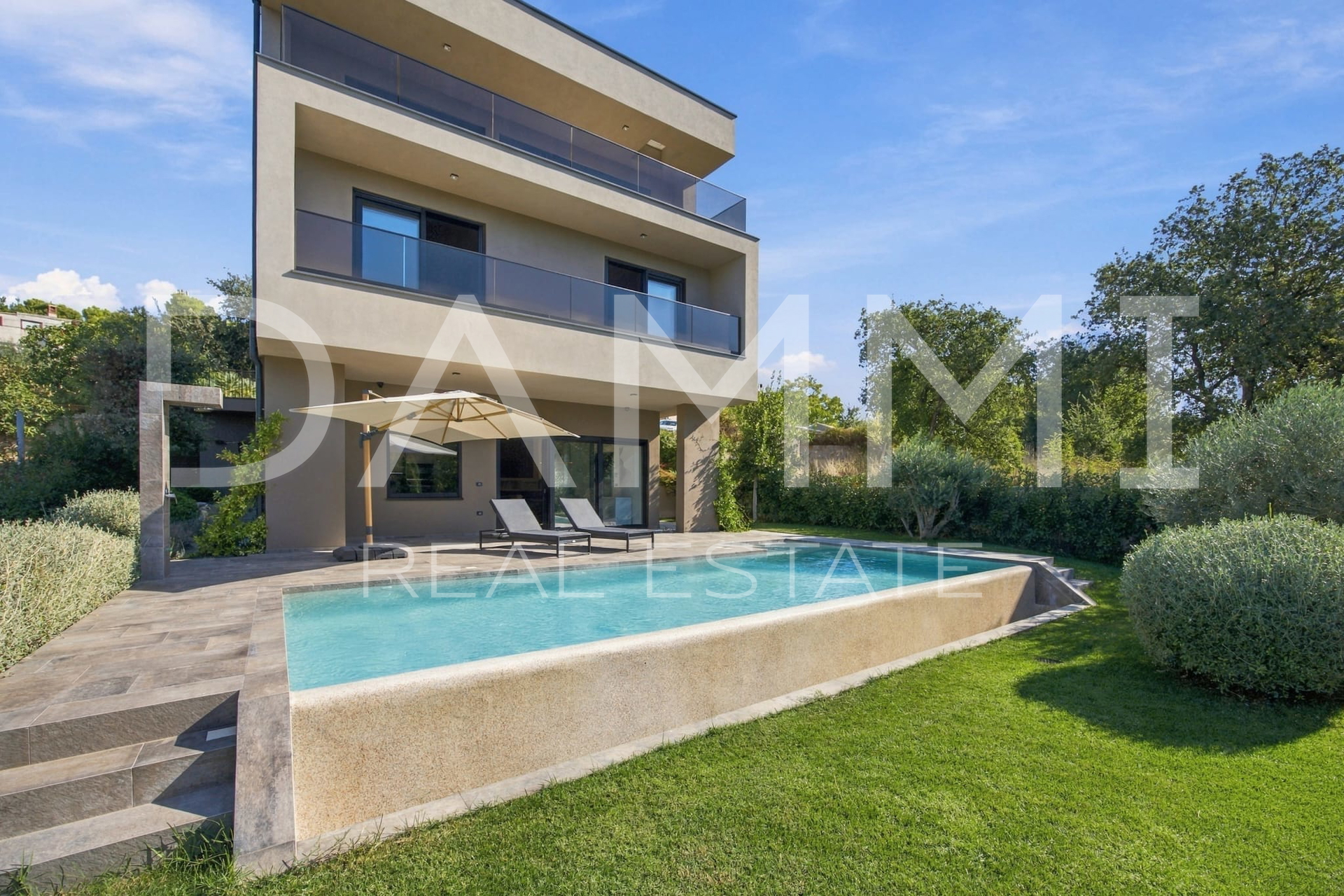 Istra&comma; Medulin&comma; nova villa sa otvorenim pogledom na more