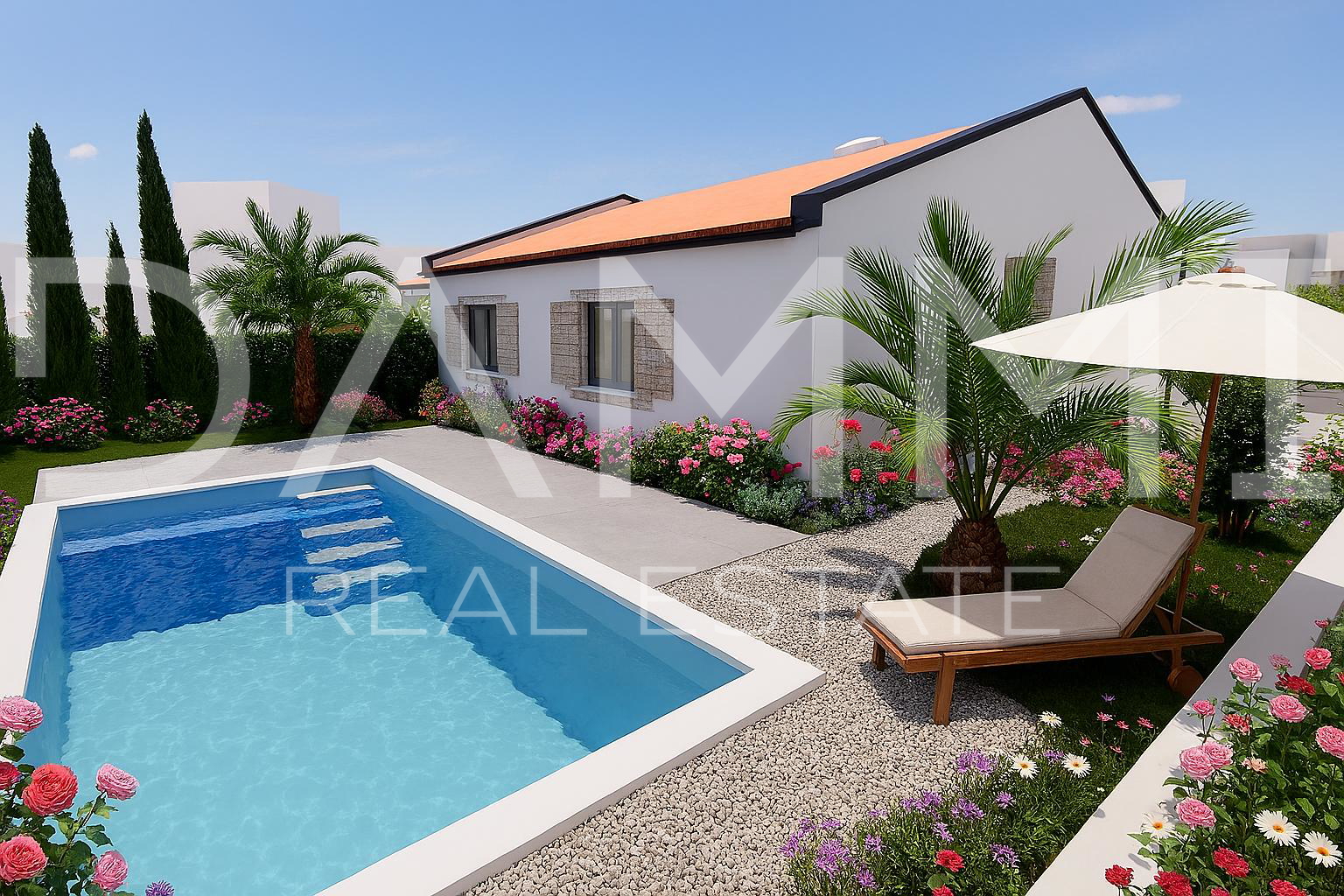 ISTRA&comma; SVETI LOVRE&Ccaron; - VILLA AL PIANO TERRA CON PISCINA IN AMBIENTE TRANQUILLO