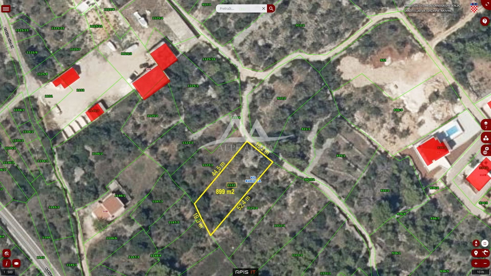 KUKLJICA - 899 M2 - 140.000 €