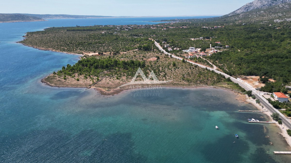 100 €/M2 - PREZZO AFFARE - TERRENO EDIFICABILE - CON VISTA SUL MARE E VELEBIT - 670 M2 - 67.000 €