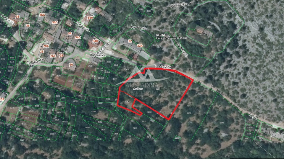 Land, 2605 m2, For Sale, Starigrad - Seline