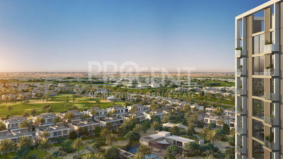 Dubai Hills, GOLFVILLE, Apartment mit einem Schlafzimmer in einem Golfresort