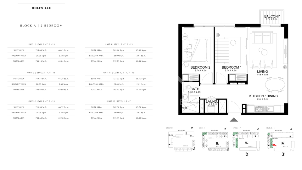 Apartment, 68 m2, For Sale, Dubai