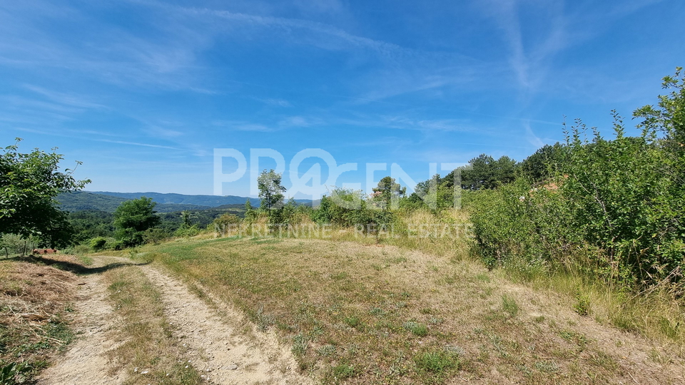 Istrien, Bauland mit Blick auf Sovinjak