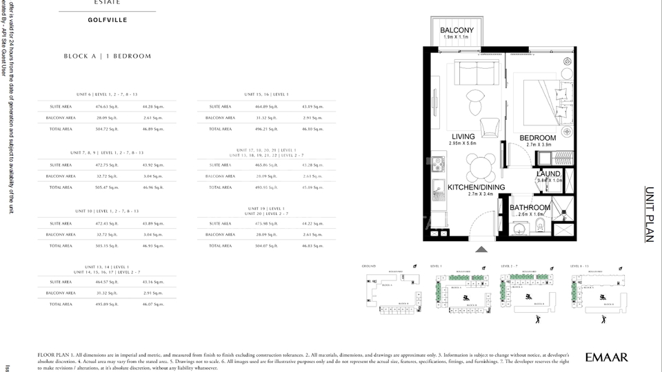 Appartamento, 46 m2, Vendita, Dubai