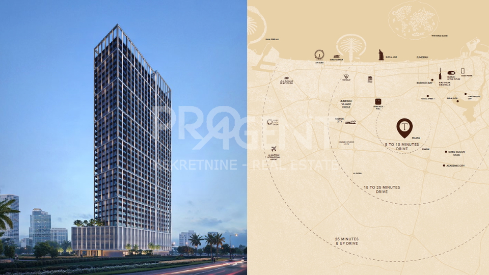 Apartment&comma; 33 m2&comma; For Sale&comma; Dubai